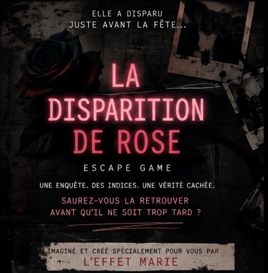 Escape game La disparition de Rose