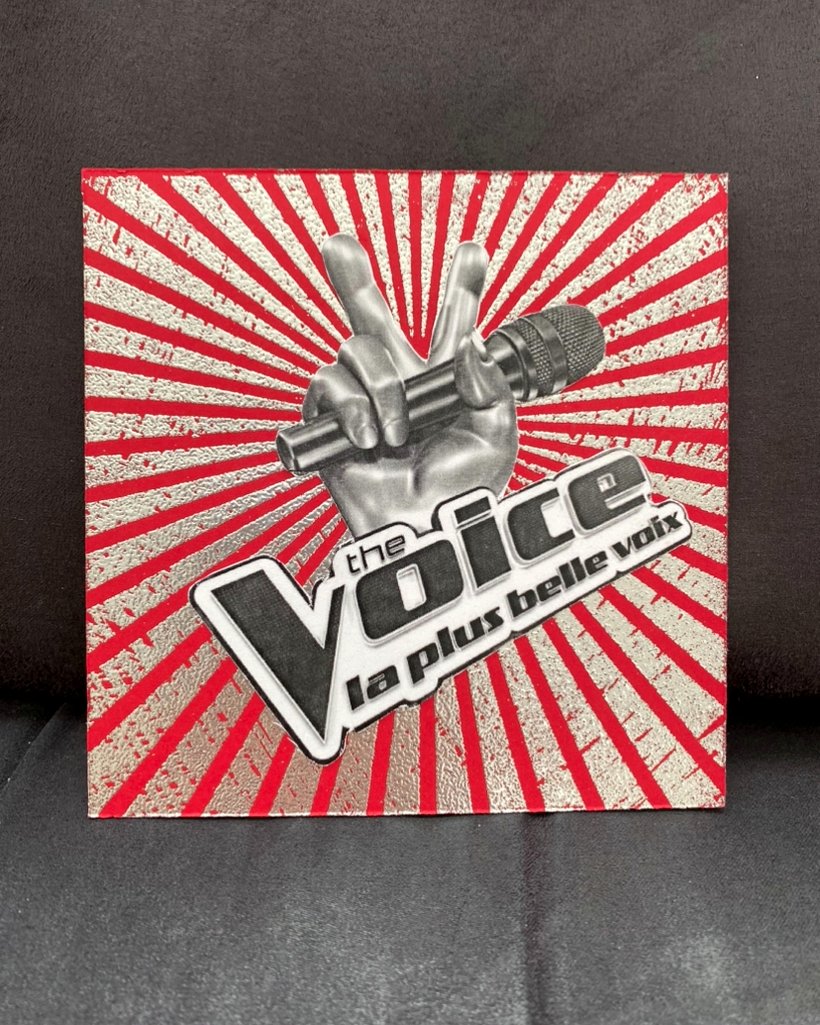 Invitation The Voice personnalisée